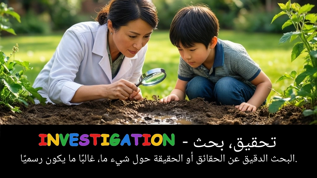 Arabic Illustration for investigation